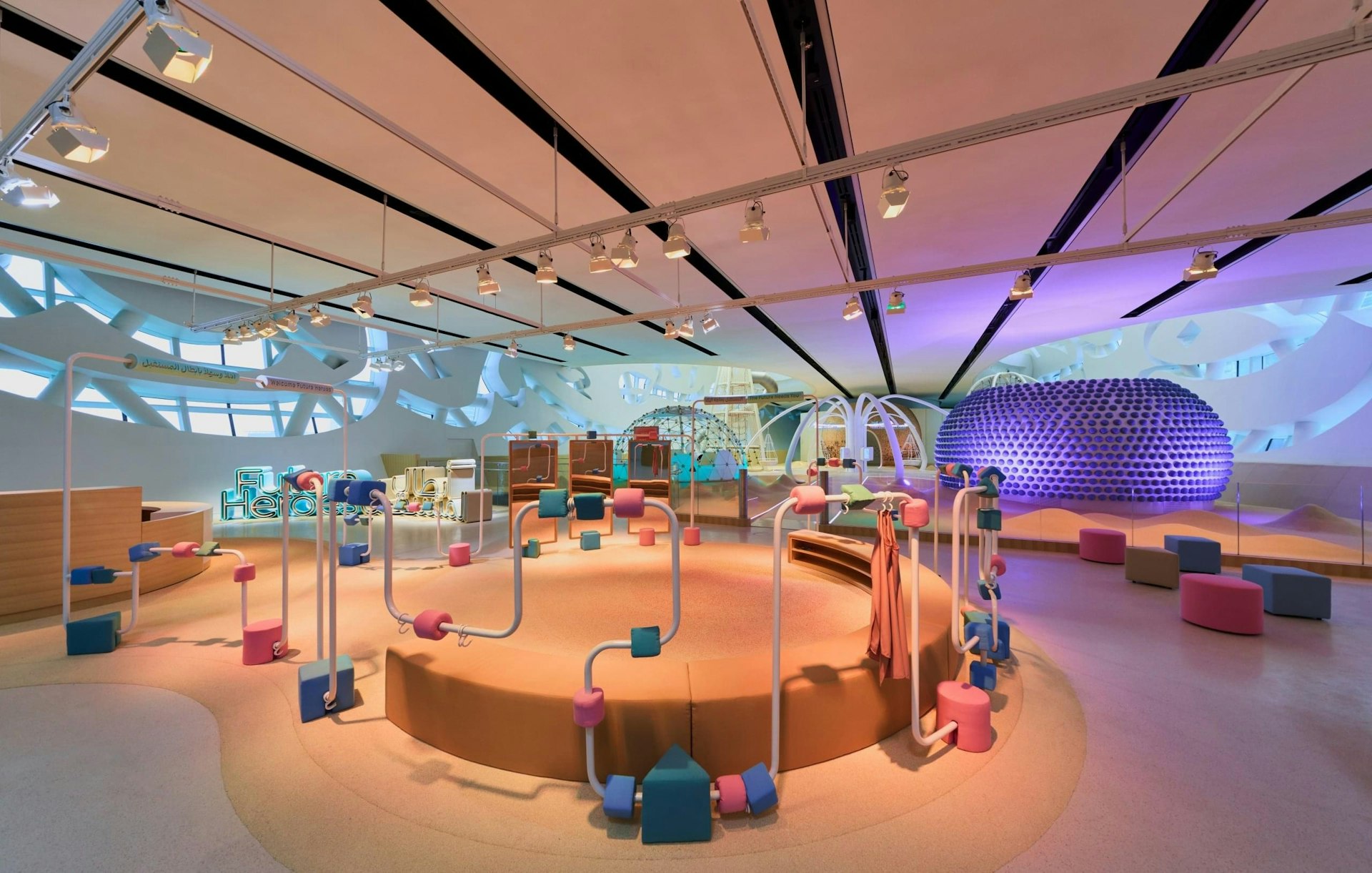 Interior of Museum of the Future.